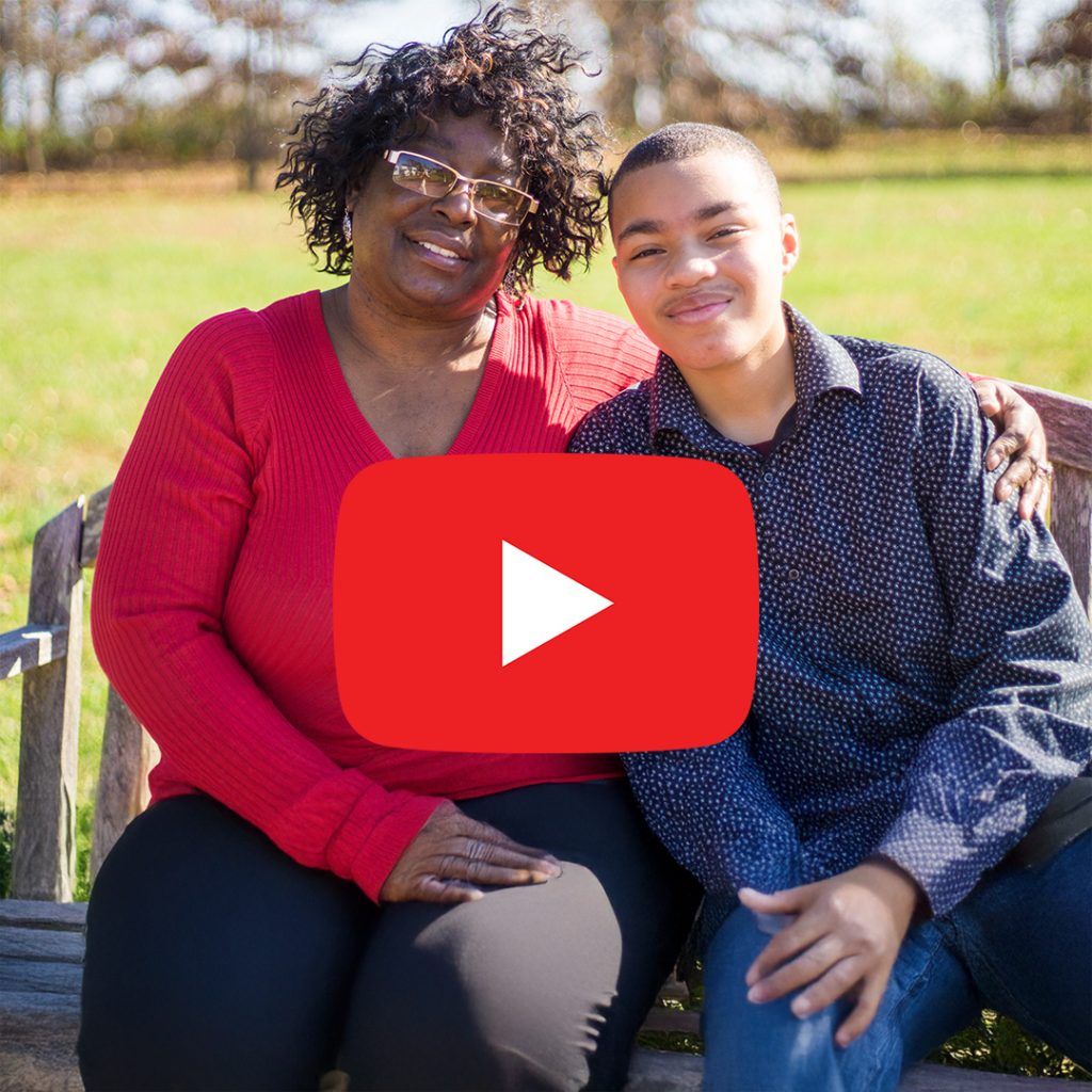 YouTube video featuring the Truzy family, which has grown with the adoption of Cameron, providing needed stability.
